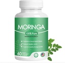 유기 Moringa 캡슐 - 800 mg 순수한 Moringa 분말 - 에너지를위한 Nutrient-Dense Superfood - Moringa 캡슐 - 60 캡슐