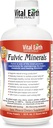 Vital Earth Minerals Fulvic Minerals Liquid - 70 + Trace Minerals와 Fulvic Acid Supplement, 에너지 및 활력을위한 전해질, 32 Oz + 1 Oz Cup
