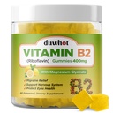비타민 B2 마그네슘- riboflavin 400mg을 가진 Gummies는 편두통 기복 & 두통 기복, 성인 & 아이를 위한 B2 비타민 Gummies, 채식주의자, 60 Chewable를 위해 구워집니다