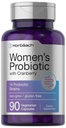 Cranberry가있는 여성을위한 Horbäach Probiotic | 90 채식 캡슐 | 14 Probiotic Strains가있는 다이어트 보충 | Non-GMO, 글루텐 무료 보충