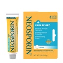 Neosporin + Max-Strength Pain Relief Dual Action Cream, Minor Cuts, Scrapes 및 Burns, Polymyxin B & Pramoxine HCl, 1 oz의 부상 치료를위한 응급 항생제 및 진통제 크림