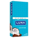 LUNA BAR - 글루텐 무료 스낵 바 - 초콜릿 반죽 코코넛 맛 -8g 단백질 - Non-GMO - 식물 기반 Wholesome 스낵 - Go Snacks (1.69 Ounce 스낵 바, 15 카운트)