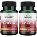 Swanson CoQ10 - 심장 건강, 에너지 지원 및 보조 전반적인 심혈관 체계 건강을 승진시키는 도움 - Coenzyme Q10 보충교재를 유지합니다 - (30 Softgels, 400mg 각각) (2 팩)