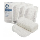 Vakly Sterile Krinkle Kerlix Type Gauze Bandage Rolls [5 Pack] 고 흡수성 Fluff 100 % 코튼 붕대 롤 4.5 "x4.1yds 6-Ply - 개별적으로 포장 메쉬 Gauzes + 의료 테이프 - 포장 할 수있다 Vary