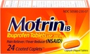 Motrin IB, Ibuprofen 200mg 정제, 근육 Aches, 두통 및 허리 통증 완화, 24 Ct