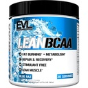 Evlution 자극제 자유로운 Lean BCAA 분말 영양 BCAAs CLA Carnitine를 가진 아미노산 분말 및 2:1: 1 분지된 사슬 아미노산은 근육 회복 뚱뚱한 화상 및 대사를 지원합니다 - 파란 Raz