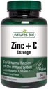 Natures Aid Vegan 아연 Lozenges Peppermint 30 정제
