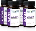Ultranol Total Bladder Support - Urinary Health, Overactive Bladder Control, Incontinence에 대한 천연 크랜베리 보충 - 누출 및 긴급 감소 - 4 병 - 120 캡슐