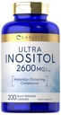 Carlyle Inositol 보충 | 2600mg | 200 캡슐 | 여성 및 남성 | Myo-Inositol | Non-GMO, 글루텐 무료