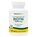 NaturesPlus Biotin, 지속 릴리스 - 90 정제 - 채식, 글루텐 무료 - 90 서빙