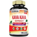 Kava Kava 보충교재 추출물 캡슐, Ginkgo, Ashwagandha, Valerian- Relaxation 지원 보충교재 120 Vegan 캡슐을 가진 4 달 공급