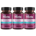순수성 제품 MyBiotin ProClinical – 3 Weeks & Fights Wrinkles에서 시작하는 더 두꺼운 머리 - MB40X에 의하여 특허가 주어진 Biotin 비타민 B7 모체 w/Astaxanthin - 40X 더 가용 대 Ordinary Biotin, 90 Veg 캡슐