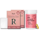 Rael Bundle - 여성을위한 PMS 보충 (28 캡슐) & 초본 가열 패치 (소형, 8 개)