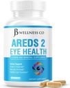 JB Wellness AREDS 2 Eye Vitamin & Mineral Supplement, Lutein, 비타민 C, Zeaxanthin, 아연 및 비타민 강화 비전 보충 - 60 개