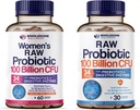 Prebiotics와 유기 Probiotics 100 억 CFUs를 가진 Wholesome Wellness 100 Billion CFUs