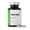 LES Labs Mood Boost - 스트레스 완화, 무드 지원, 딥 릴 & 더 나은 수면 - 5-HTP, Ashwagandha, Rhodiola Rosea, 마그네슘, L-Theanine & GABA - 비 GMO 보충 - 60 캡슐