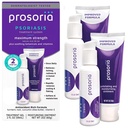 Prosoria 치료 시스템 더블 키트 – 2oz | Salicylic Acid, Turmeric, Shea Butter & Vitamin의 강력한 Psoriasis 완화 | Scaling, Flaking, Dryness, Itching & Redness 용 젤 및 연고