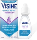 Visine 건조한 눈 기복 타이어 눈 윤활유 눈 하락, 습기를 공급 & 과민한을 위한 소결 메마른 하락, 스크린 시간 자극, 폴리에틸렌 글리콜, 0.5 fl. oz 때문에 건조하고 & 타이어가 있는 눈