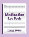 Medication 통나무 책: 의학, 비타민 및/또는 매일 보충하는 간단한 통나무. 다중 복용량 및 측면 효과 로그. 8.5x11 알약 추적기 ... 모든 연령이나 간호사 / 보호자. 보라색.