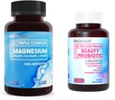 BioEmblem Women's Triple Magnesium Complex Beauty Probiotics - 120 조각 분류 - Unflavored