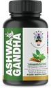 MUFASA 유기 Ashwagandha 동등한 10,000 mg - 120 Vegan 캡슐 - 순수한 유기 Ashwagandha 분말 및 뿌리 추출물 캡슐 - 긴장 기복, 계류 증강 인자 - 4 달 공급