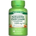 Nature's Truth Turmeric Curcumin Capsules | 90 Count | 95% 표준화된 Curcuminoids 및 Bioperine | 비 GMO 및 글루텐 무료 보충