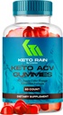 Keto Rain Gummies - Keto Rain Advanced ACV Gummys, Keto Rain ACV Gummy 1050MG - 모든 자연 Keto Rain Apple Cider Vinegar, KetoRain ACV Gummys, 1 개월 동안 60 구미