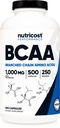 Nutricost BCAA 1000mg, 500 캡슐 (250의 봉사), 2:1: 1 분지된 사슬 아미노산 (L 루신의 500mg, L 이소류신과 L 발린의 250mg)