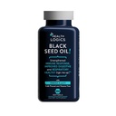 건강 논리 검정씨 기름, 찬 압박되는, Omega 6 & 9의 부유한 근원 Nigella Sativa (100 연약한 젤 캡슐)에서 근본적인 지방산