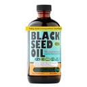 Black Seed Oil 8 Oz - 프리미엄 Nigella Sativa Cold-Pressed 터키 블랙 Cumin Oil - 고강도 3X Thymoquinone - 자연 지원 - 슈퍼 푸드