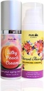 Menopause Rebalancing 번들: 실크 복숭아 Estriol 크림 & 여성을 위한 Vibrant 제 3의 황체 호르몬 크림. 뜨거운 섬광을 위한 생물성 에스트로겐 & 황체 호르몬, 질 건조, 수면 문제 & 뇌 안개