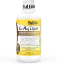 Vital Earth Minerals Cal-Mag Liquid - 비타민 D3, K2, Boron 및 Faster Absorption 용 Fulvic Acid, 32 Oz + 1 Oz Cup이있는 칼슘 마그네슘 보충