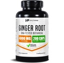 Healthfare Ginger Root Extract 4000mg | 보충 | 200 Vegan Pills | 소화 지원 | 높은 효능 | 비 GMO, 글루텐 프리 | 미국