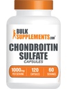BulkSupplements.com Chondroitin 황산염 캡슐 - 영양 보충, Chondroitin 황산염 1000 mg - 글루텐 무료, 서빙 당 2 캡슐, 120 개 (팩 1)