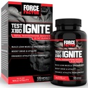 Force Factor Test X180 Ignite Fenugreek Seed와 Green Tea Extract를 가진 남성을위한 총 테스토스테론 부스터를 Lean Muscle, Boost Energy 및 향상된 성능, 120 카운트