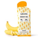Lecka Energy Gel, 12 Gels | Endurance 운동, Real Fruits 및 Basil Seeds로 만든 Natural Energy 및 Electrolytes (12 Gels, Banana)를 제공합니다.