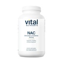 Vital Nutrients NAC 600mg | N-Acetyl Cysteine | Vegan NAC 보충교재 | Sinus, Liver, Immune, Respiratory Health* | 글루텐, 다이어리, 소이 무료 | 200 캡슐
