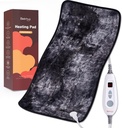 Bearhug XXL 전기 격렬한 패드 17" x33" 두 배 Sided 가짜 모피 난방 패드, 6 열 수준, 2-Hour 자동 떨어져, 허리 통증 기복, 기계 빨 수 있는, ETL를 위한 안개 & 건조한 열 치료 - 선물 상자