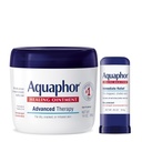 Aquaphor 고급 치료 치료 연고 피부 보호제 (14 Oz) + Avocado 오일 및 Shea Butter (0.65 Oz)와 치유 발기 스틱