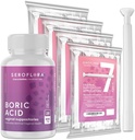 Seroflora Boric Acid Vaginal Suppositories 600 mg + Suppository Applicators Bundle - 여성을위한 질 건강 pH 밸런스 - Vaginal Odor (28ct)
