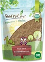 살아있는 유기 Psyllium Husk 분말, 2 파운드 - 비 GMO, Kosher, Ultra Fine, Unsweetened, Unflavored, Fiber, Natural Food thickener, Baking, Raw, Bulk, Vegan, Keto Friendly에 적합