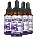 Liposomal 비타민 B 복잡한 액체 이하 언어 B 복잡한 비타민 여성 남자를 위한 보충교재는 흡수 메틸을 섞는 B12, B1, B2, B3, B5, B6, Folate, 에너지와 면역성이 있는 지원을 위한 Biotin를 개량했습니다-8.0 oz