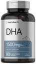 Horbaach DHA 보충교재 1500mg | 90 Softgels | EPA, Omega 3, DHA | 비 GMO, 글루텐 프리