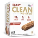 Ready® Protein Bars - 15g Whey Protein, All-Natural Ingredients, Lean Muscle 및 Recovery, 인공 감미료 없음 - 초콜릿 땅콩 버터, 12-Pack