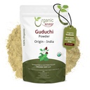 Organic Way Premium Grade Guduchi Powder (Tinospora cordifolia) - 유기농 및 고저 인증 | 원시, 비 GMO 및 글루텐 무료 | USDA 인증 | 원산지 - 인도 (1LBS / 16Oz)