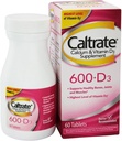 Caltrate 600+D 칼슘 보충교재, 60의 ct