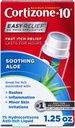 Cortizone-10 최대 힘 Soothing 알로에 Itch 기복 Mes Applicator 없음, 1% Hydrocortisone, 벌레 조금, 돌진, Eczema, Psoriasis, Poison Ivy, 오크 & Sumac, 1.25 fl oz를 위한 반대로 Itch 액체