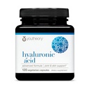 Youtheory Hyaluronic 산 진보된 공식 - Boswellia Extract*를 가진 합동 지원 보충교재 - 피부 건강 보충교재 - 낙농장, 콩 & 글루텐 자유로운 - 120 채식 캡슐