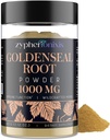 Goldenseal 뿌리 분말 유기 1000 mg - Immune & Gut를 위한 황금 분말 보충교재, 순수한 & 자연적인 초본 Goldenseal 보충교재, 글루텐 자유로운 - 60의 서빙 (1개의 병)