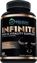 무한 - HGH - 테스토스테론 - 활력 보충교재 포함 Argnine-Glutamine, 그리고 더! 힘, 체력, 피부 & 머리 건강, 근육 성장을 지원하십시오. 남자와 여자를 위해 병 당 60의 캡슐.